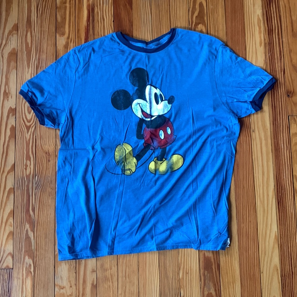 Walt Disney Xl Mickey Mouse blue shirt